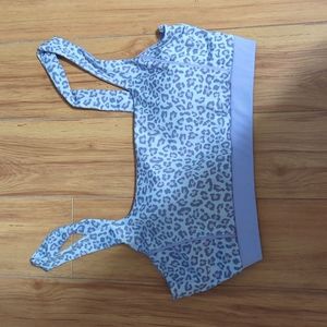 Xpbx pro Sports bra size large Purple Cheetah Print
